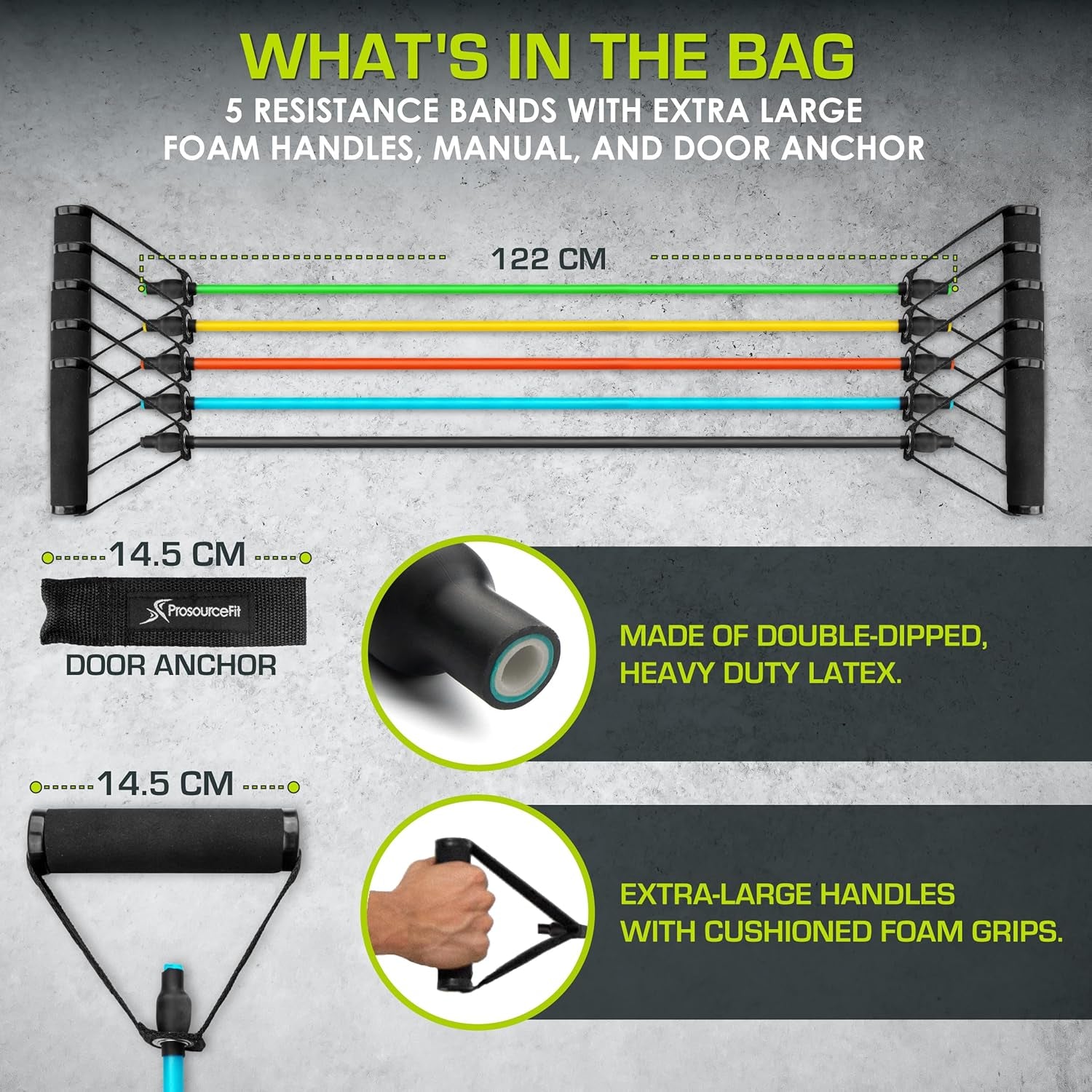 fit Tube Resistance Bands Sets