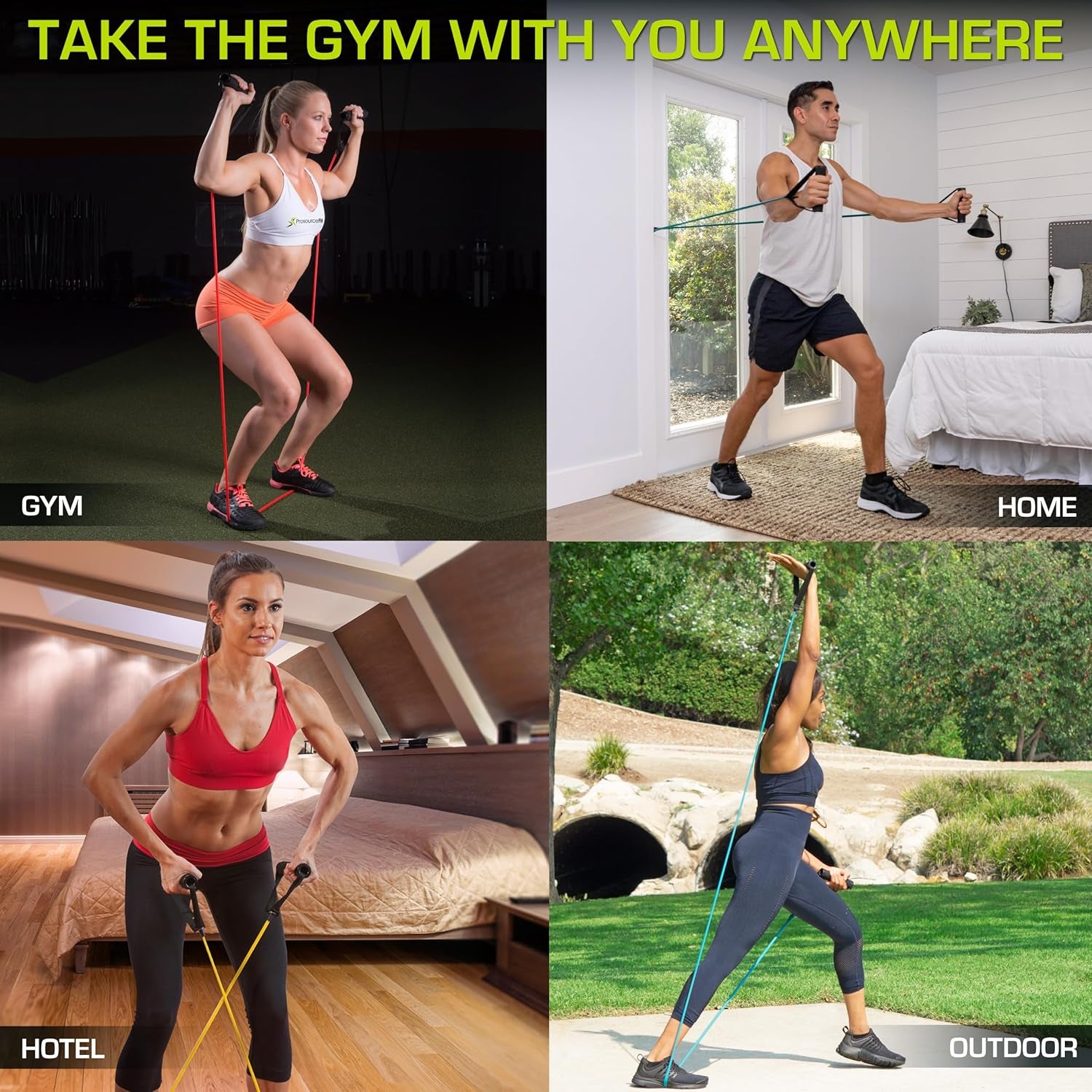 fit Tube Resistance Bands Sets